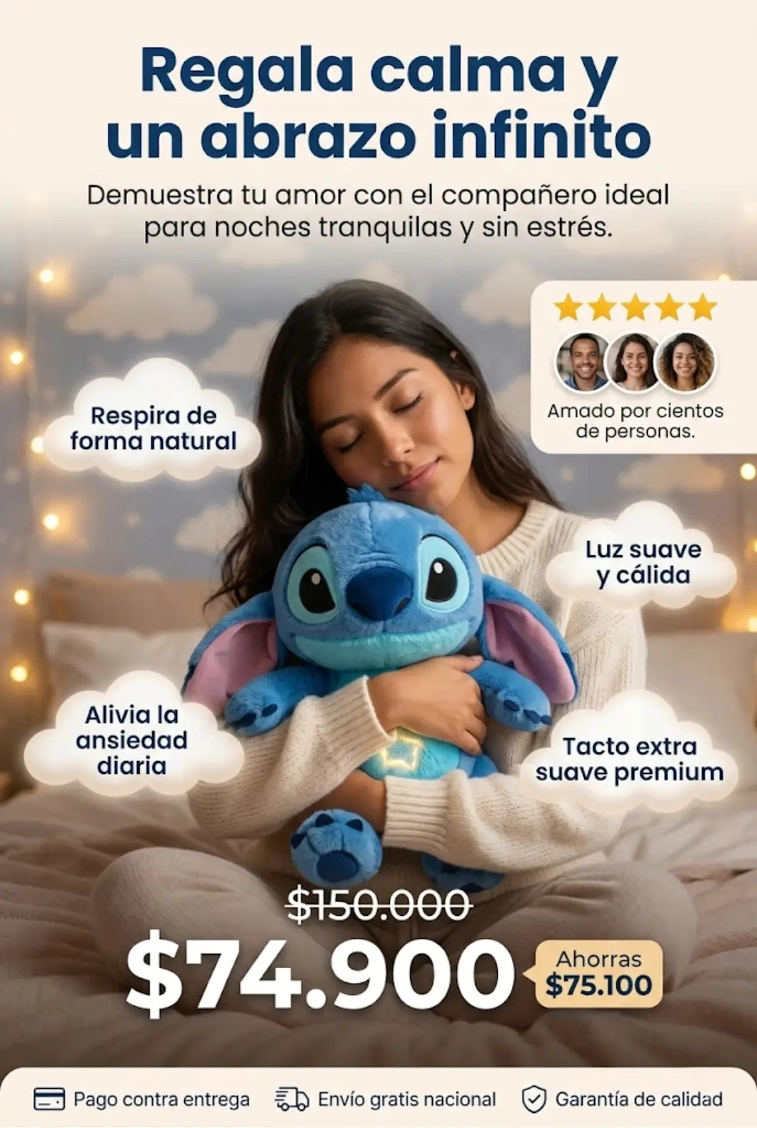 Peluche de Stitch que Respira