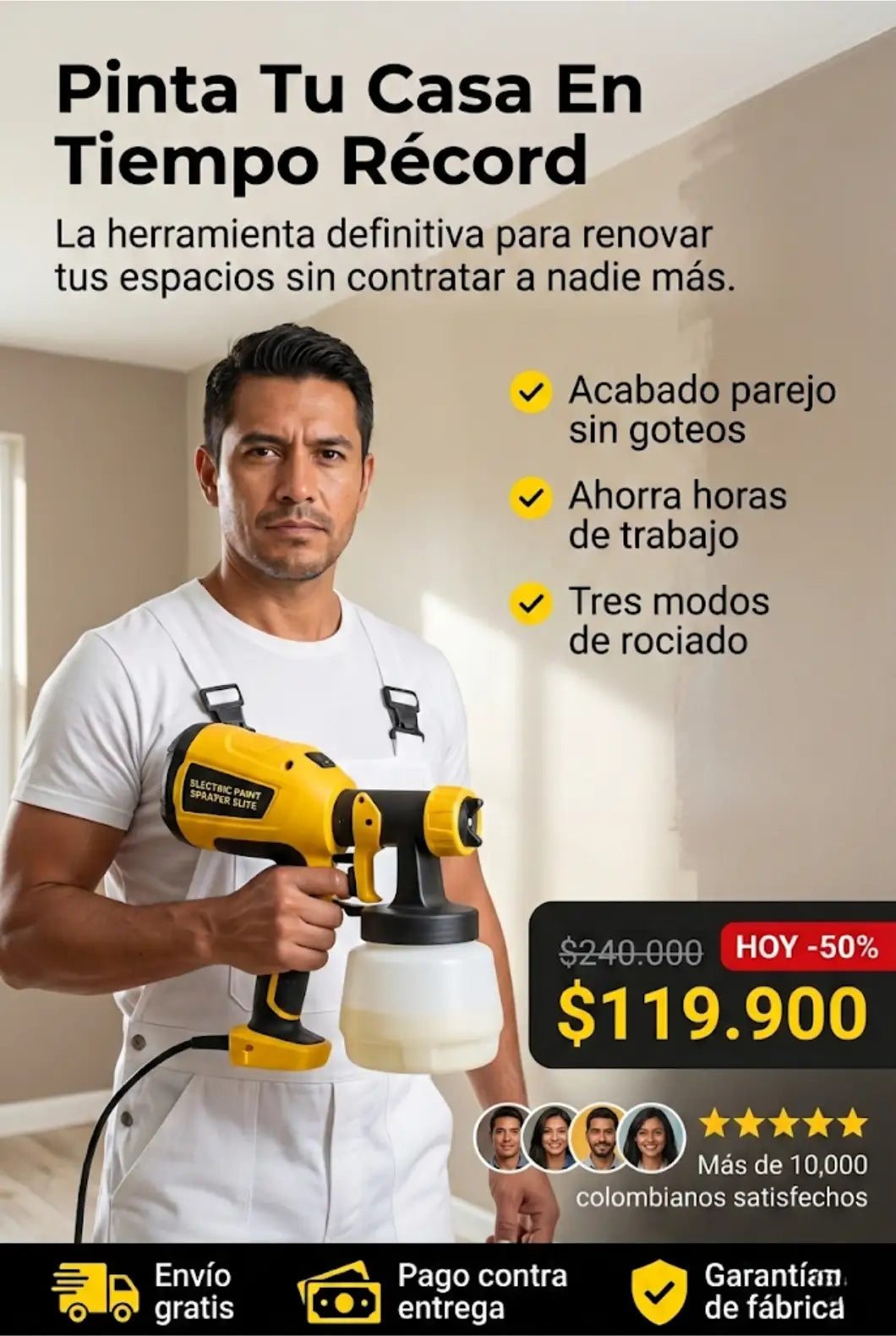 Pistola pulverizadora de pintura