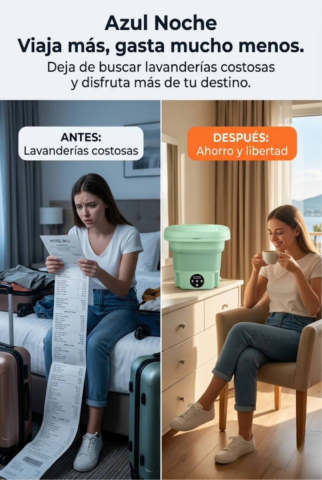 Mini Lavadora Plegable