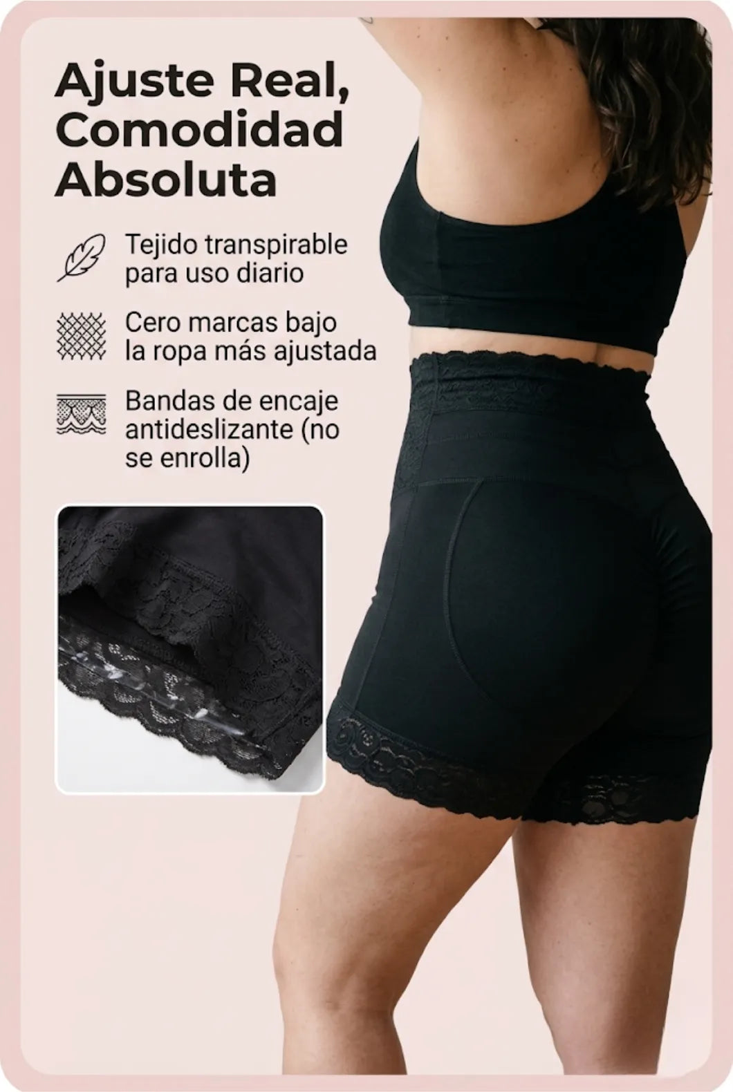 Faja Panty Control de Abdomen y Levanta Cola