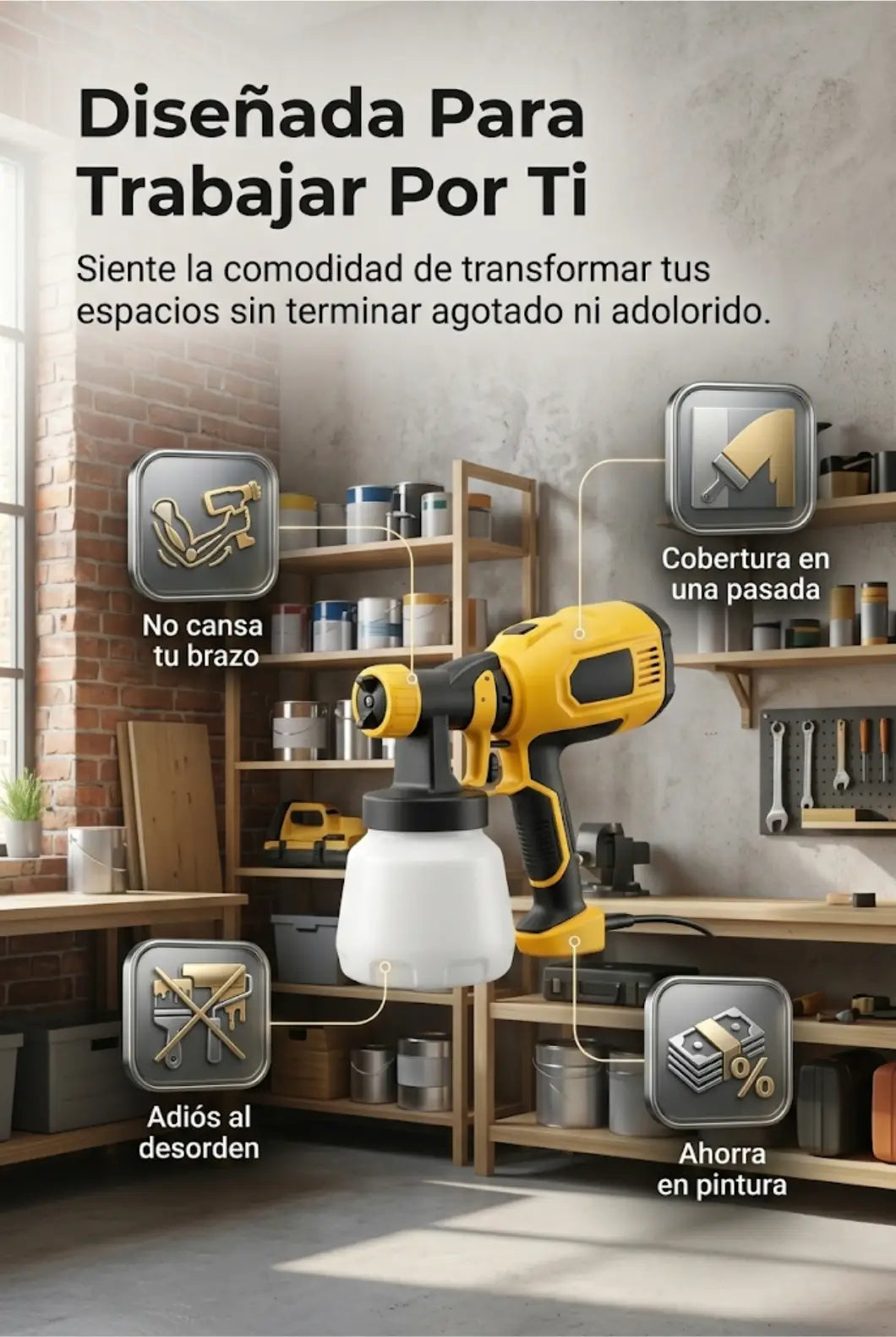 Pistola pulverizadora de pintura