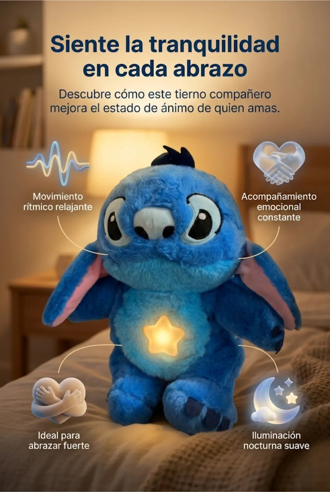 Peluche de Stitch que Respira