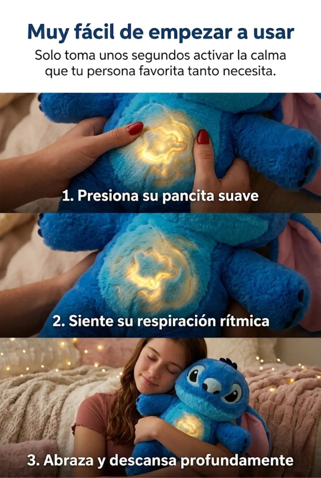 Peluche de Stitch que Respira