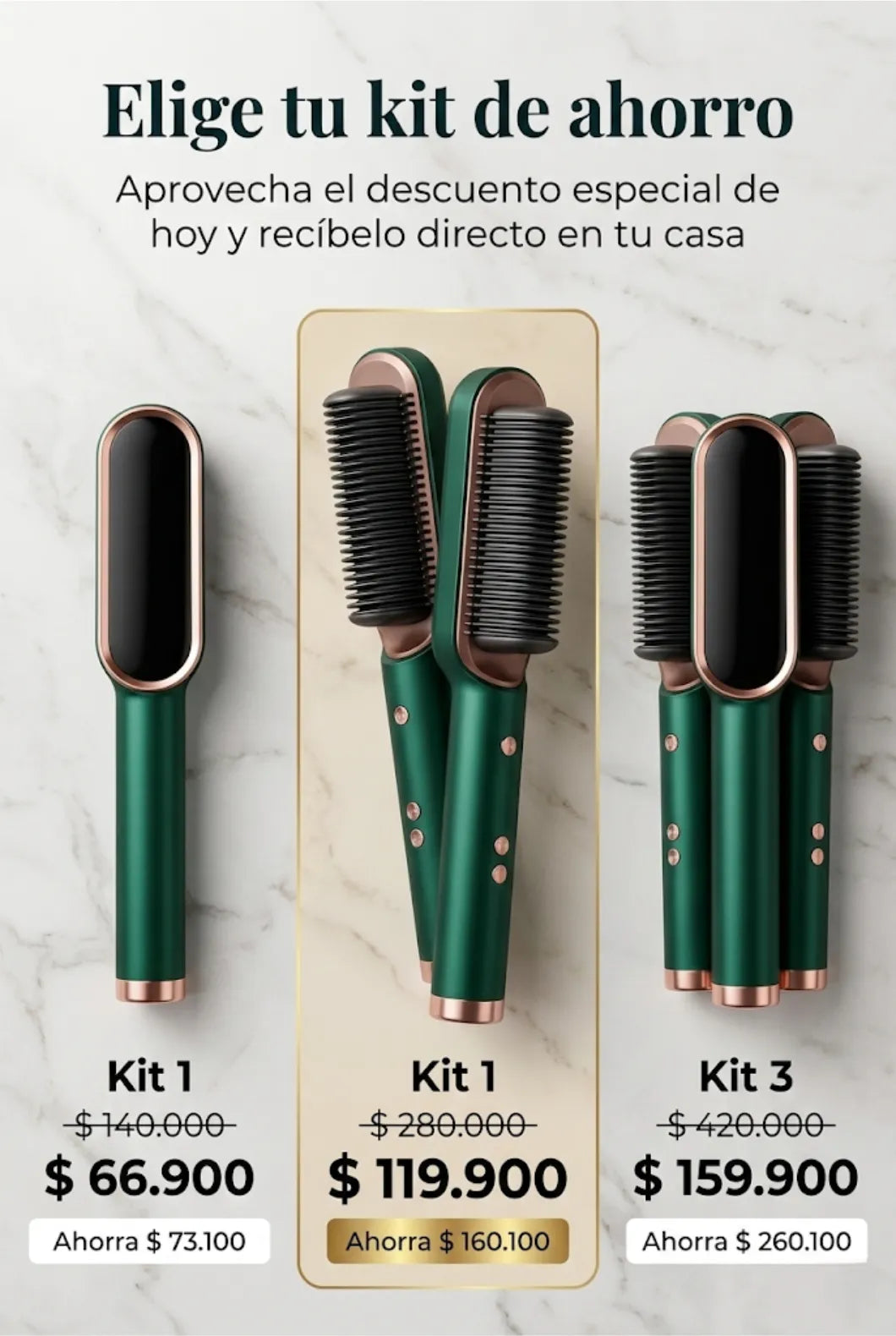 Cepillo Alisador 2 en 1