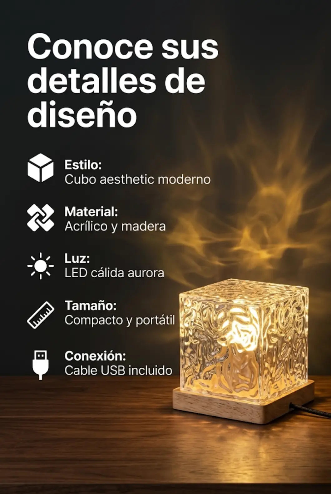 Lampara de Aurora Boreal