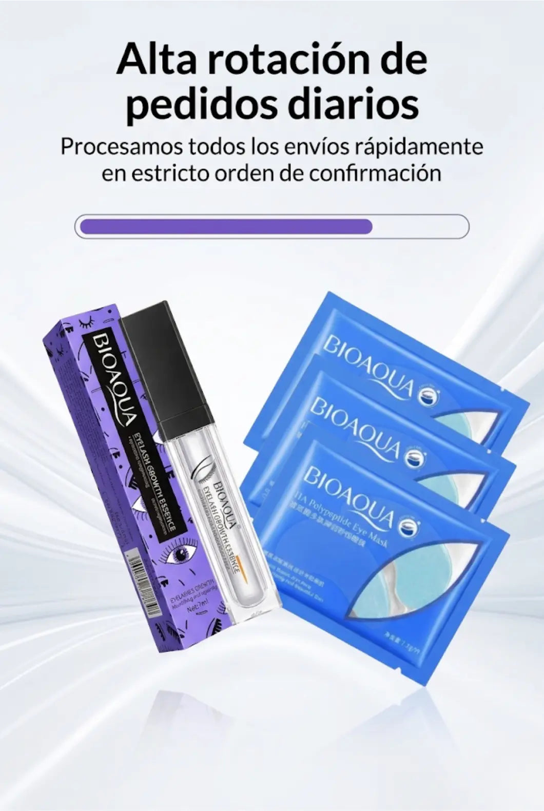 Serum para alargamiento de pestañas BIOAQUA